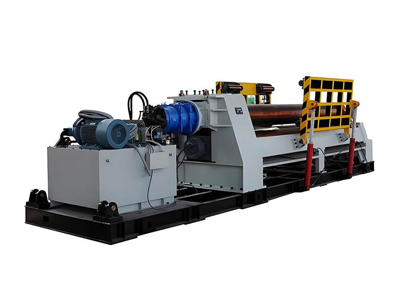 Hydraulic four-roll plate rolling machine
